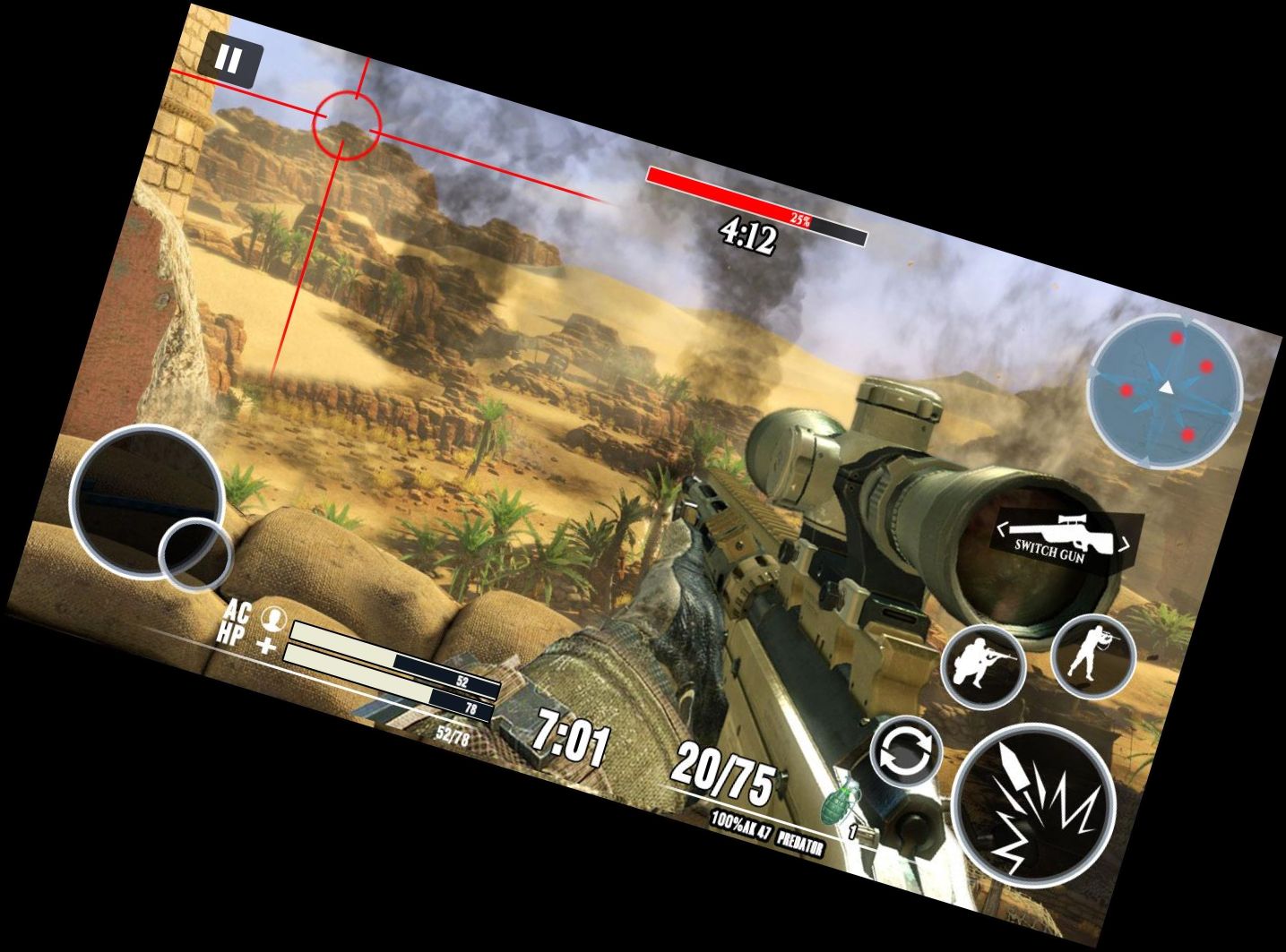 Пустынный Снайпер 3D: