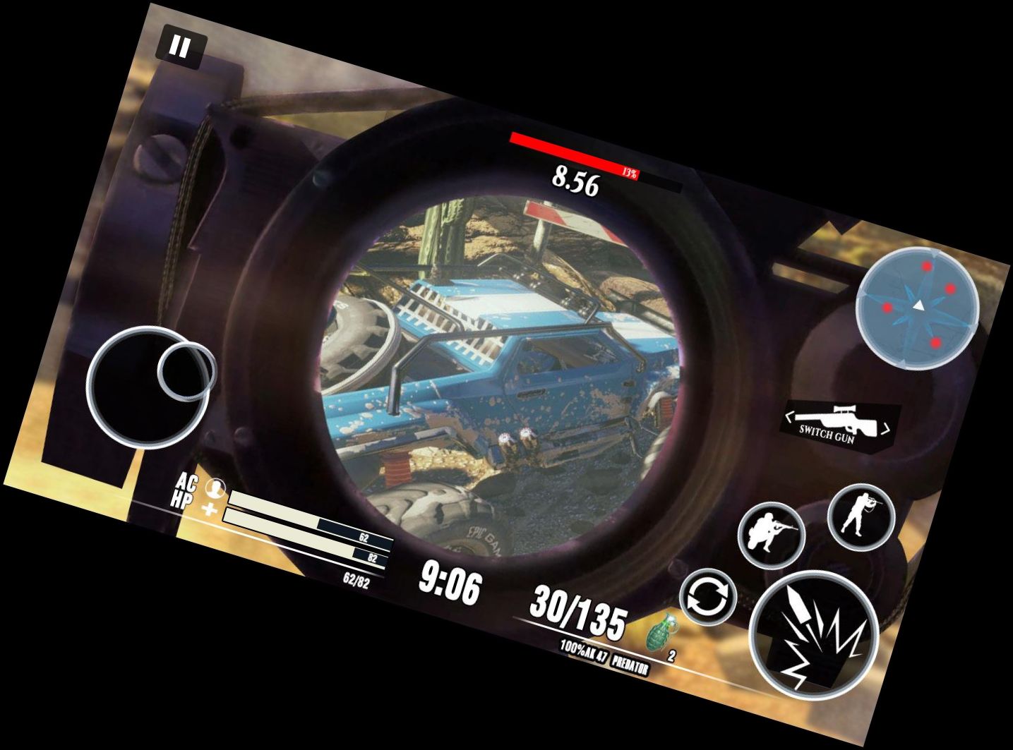 Пустынный Снайпер 3D: