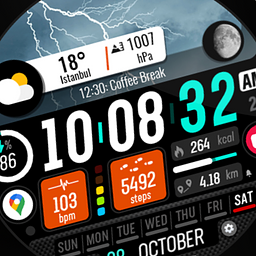 Sharper Clock - Watch Face