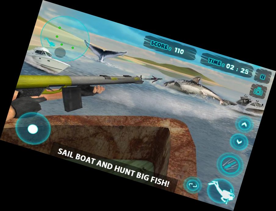 Shark Attack Spear Fishing 3D