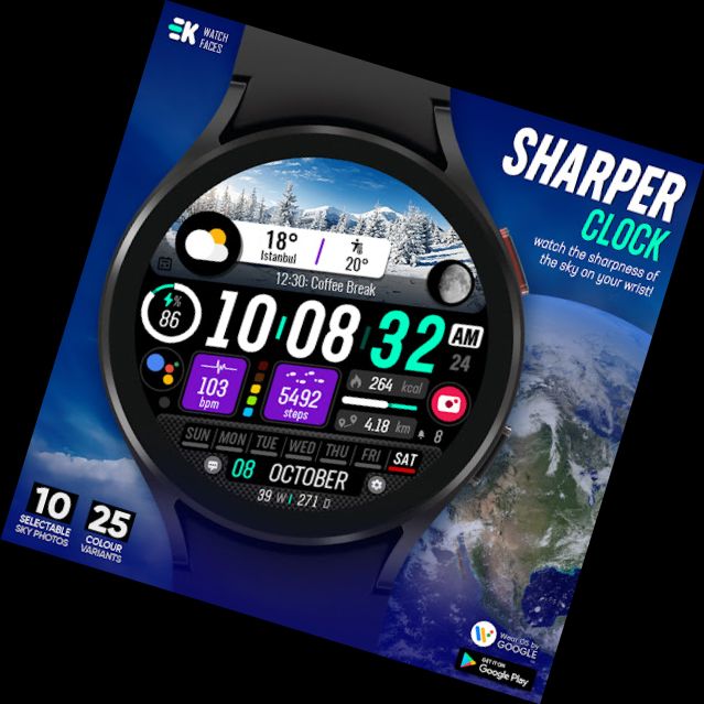 Sharper Clock - Reloj Cara