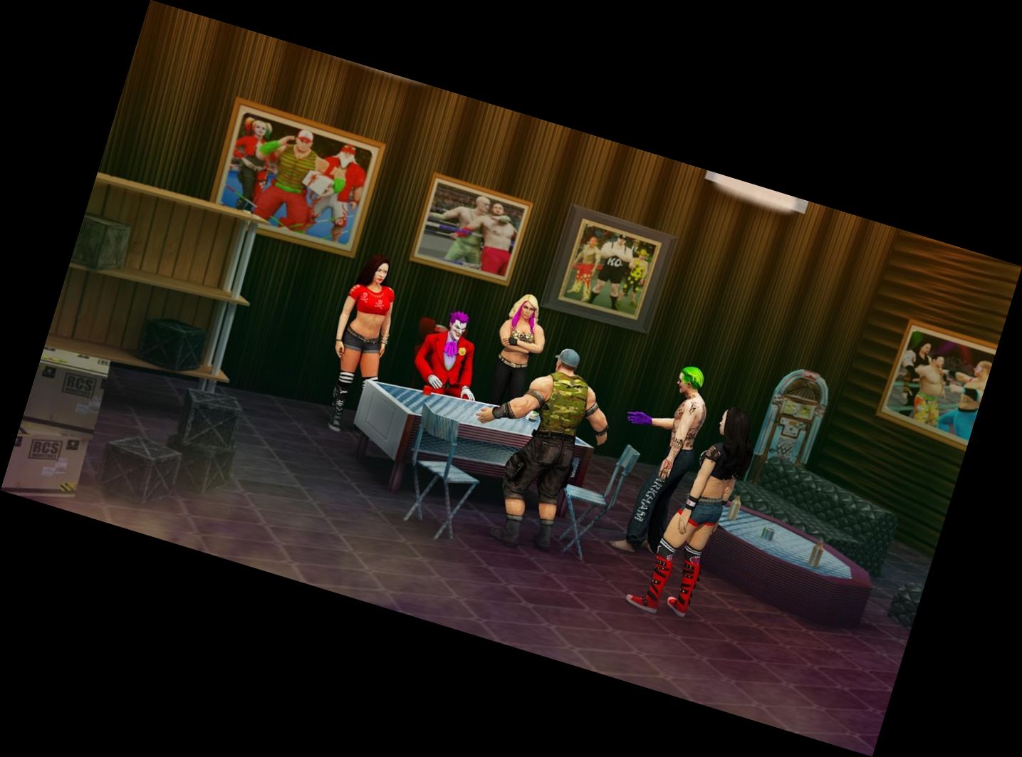 Бей их в Рестлинге Игра