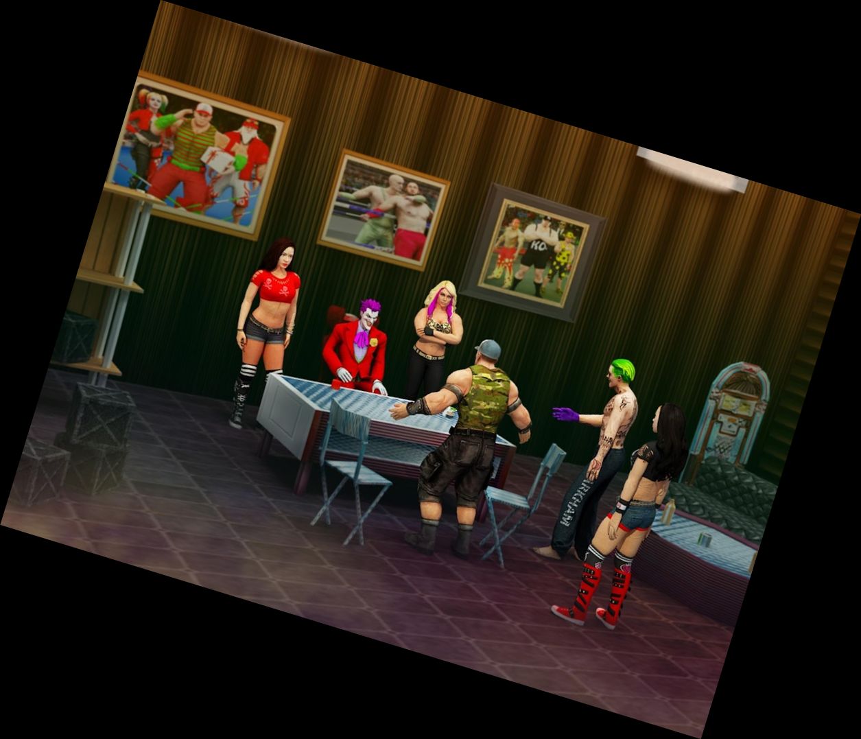 Бей их в Рестлинге Игра