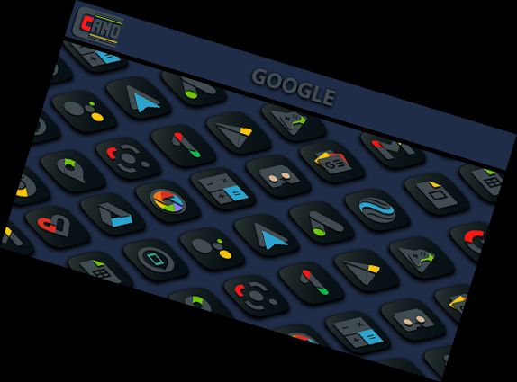 Camo Dark Icon Pack