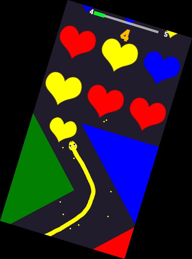 Schlangen-Schlacht: Farb