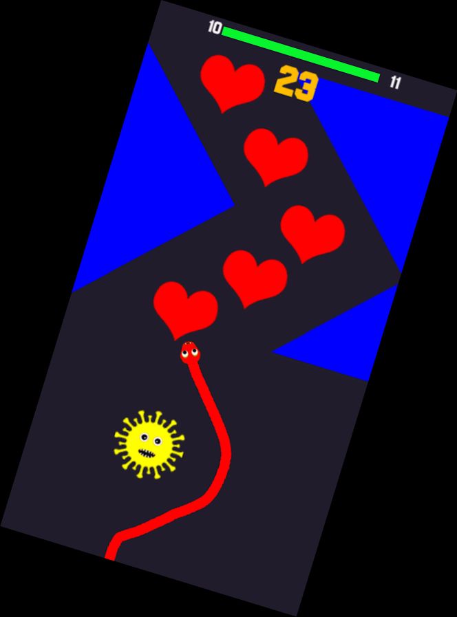 Schlangen-Schlacht: Farb