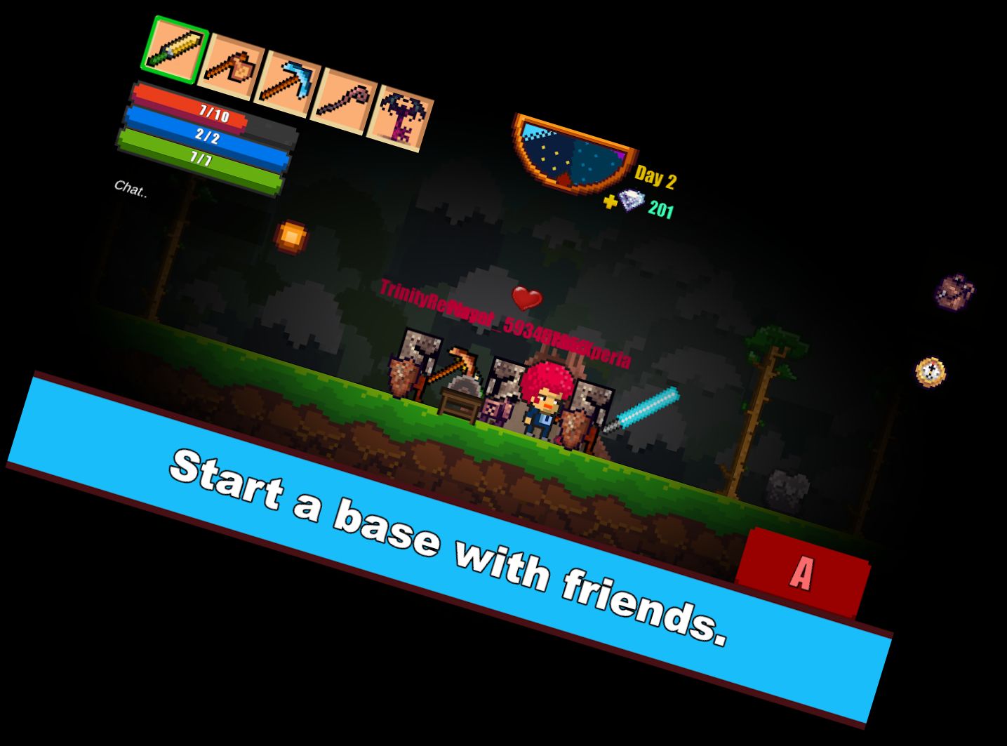 Игра на выживание в п