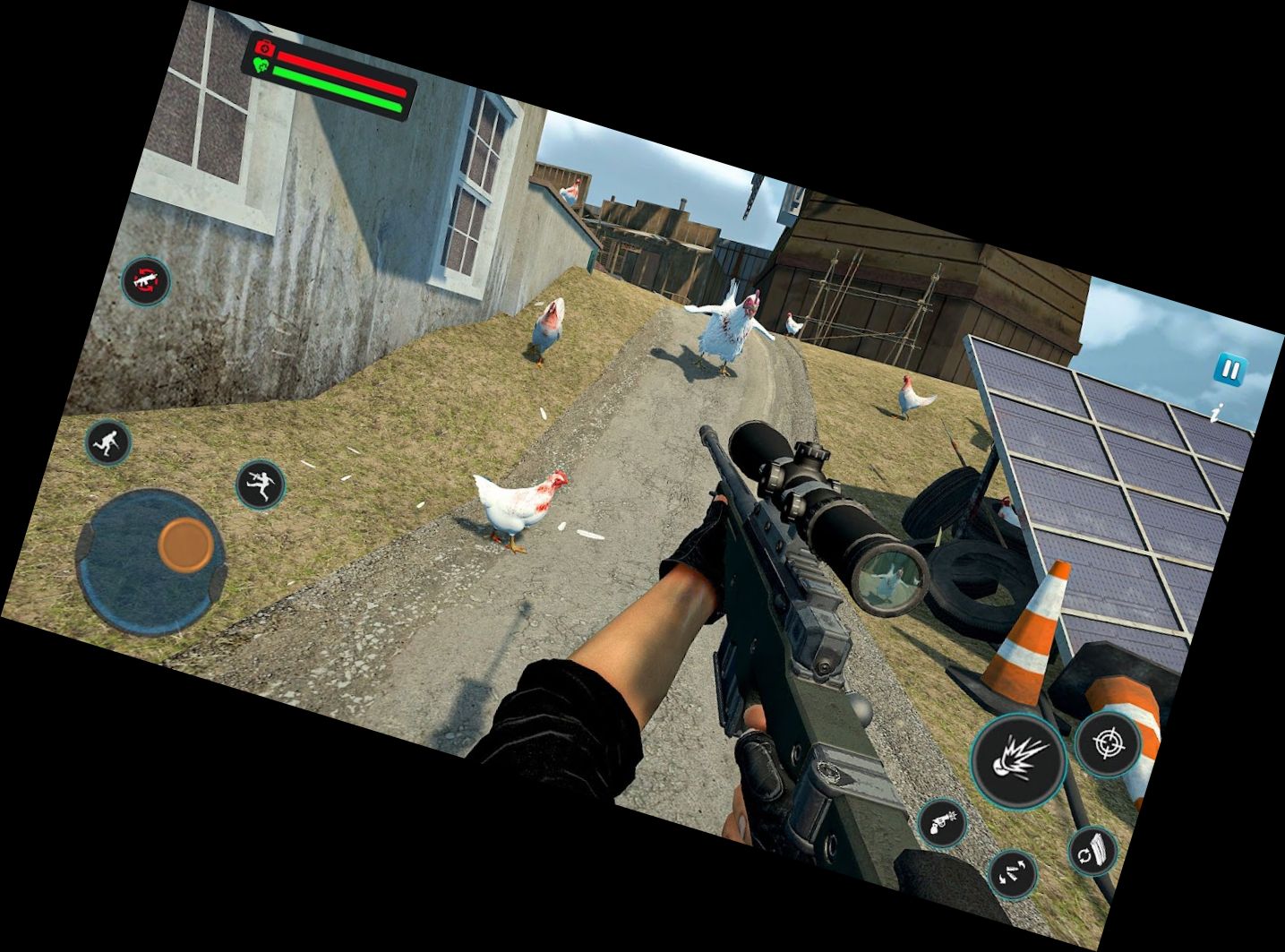 Fast Paced Chicken Shooter Blast Game