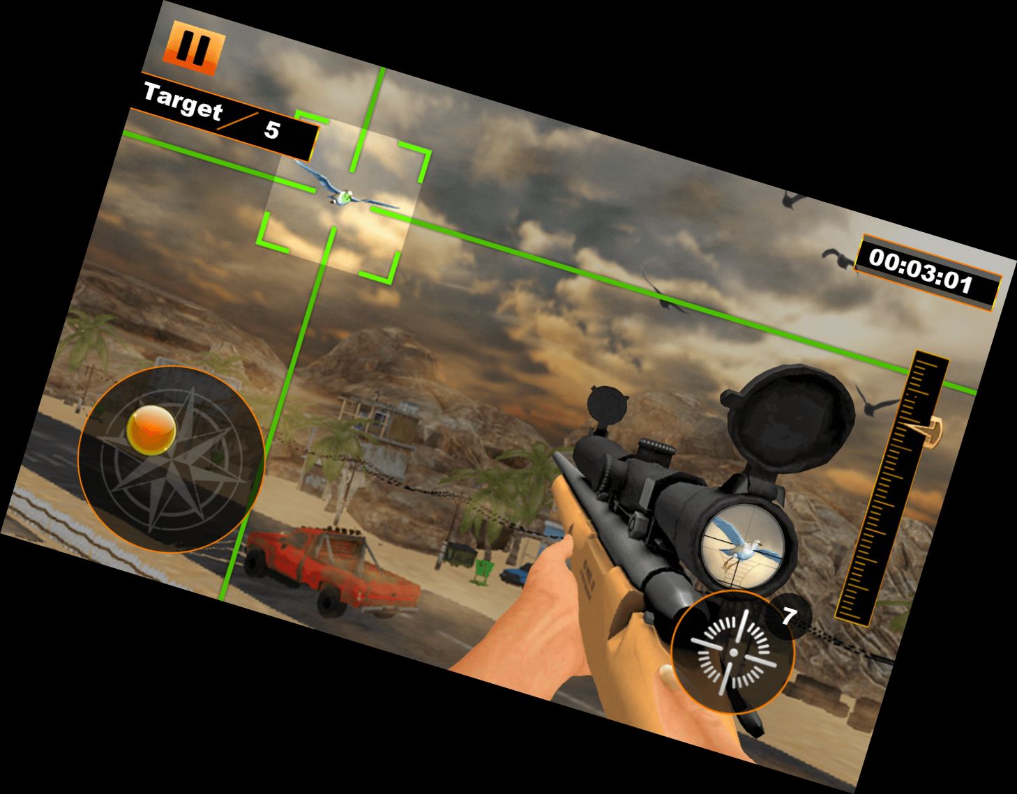 Охотник на птиц Снайпер