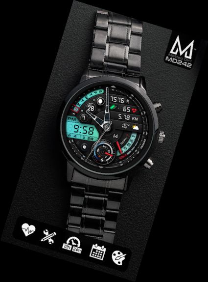 MD242 Hybrid watch face