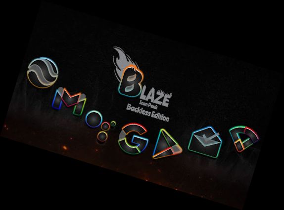 Вогняний Безрамковий Іконний Пак Blaze