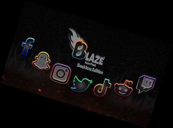 Blaze Rückenloses Icon Pack