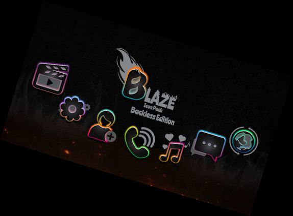 Blaze Rückenloses Icon Pack