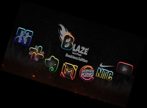 Blaze Backless Icon Pack