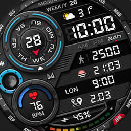 MD324 Hybrid watch face