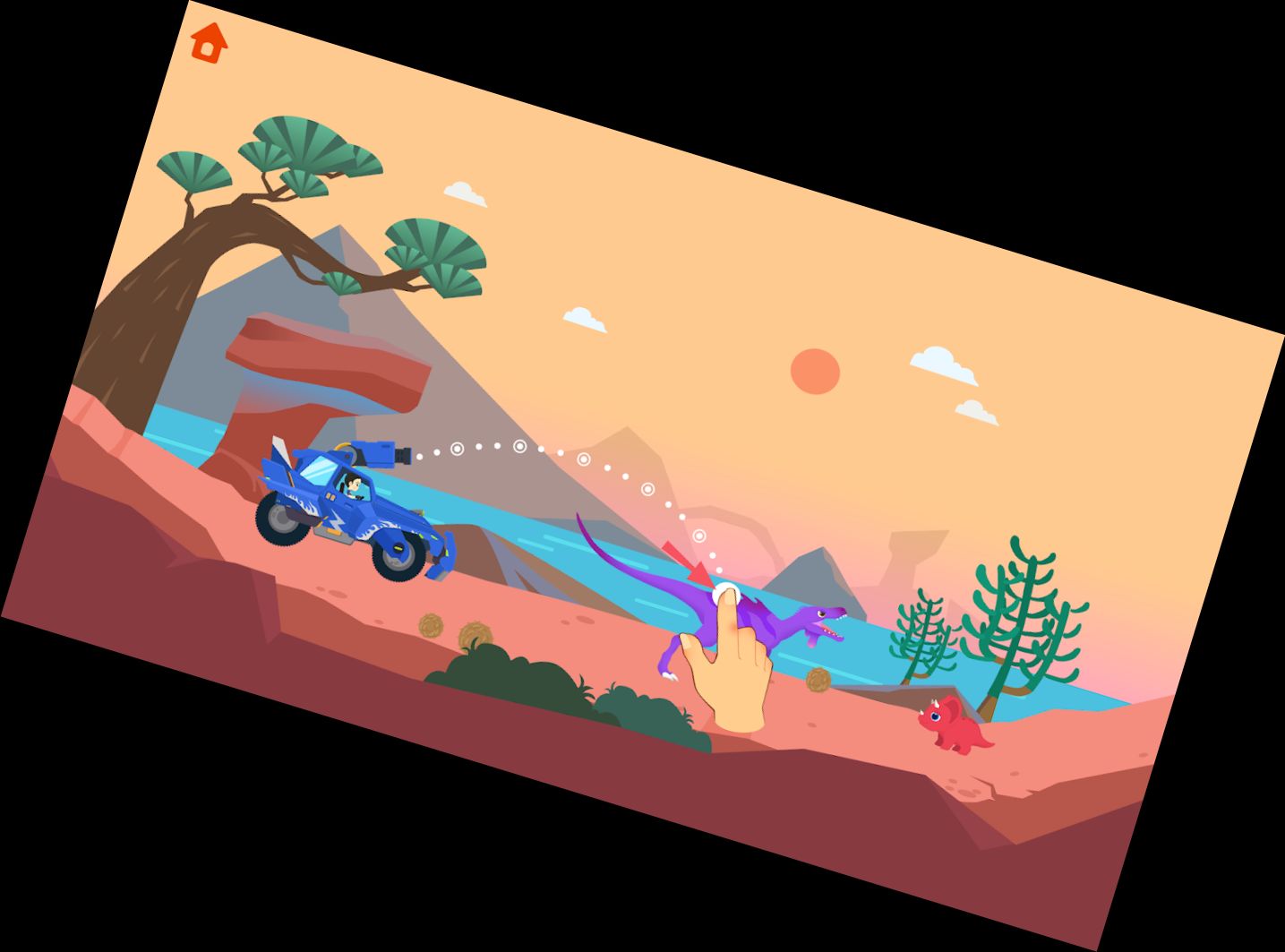 Dinosaurier-Wächter 2: Spiel für Kinder