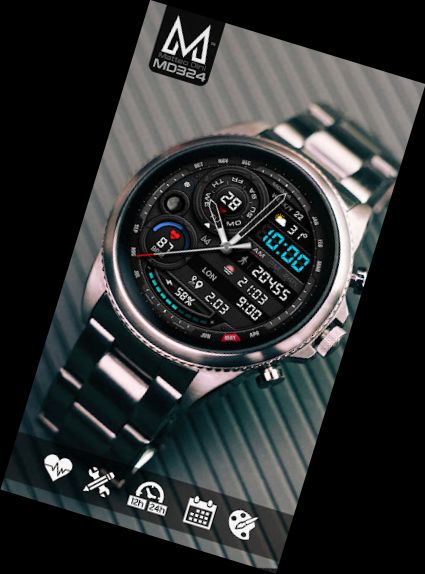 MD324 Hybrid watch face