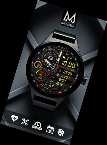 MD324 Hybrid watch face