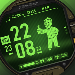 Fallout-Pip-Boy-Uhr-Gesicht