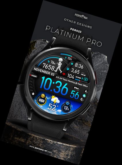 Годинник погоди Weather Watch Face PER008 Soho