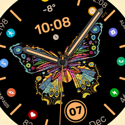 WFP 305 Butterfly watch face