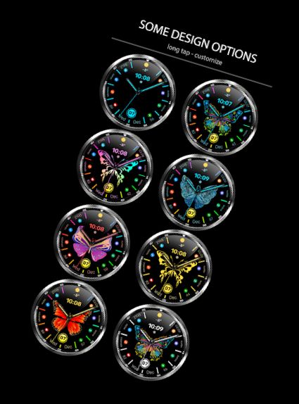 WFP 305 Butterfly watch face