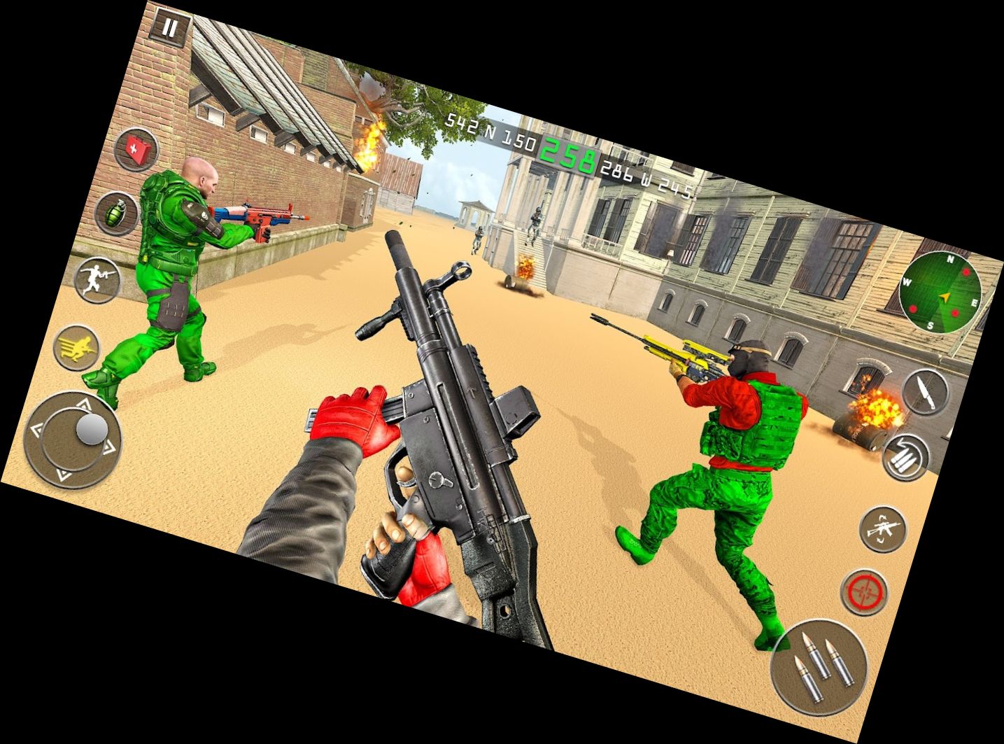 First-Person Shooter Games - Gun Simulation Games