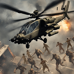 Вертолёт против зомби