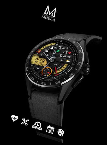 MD242 Hybrid watch face