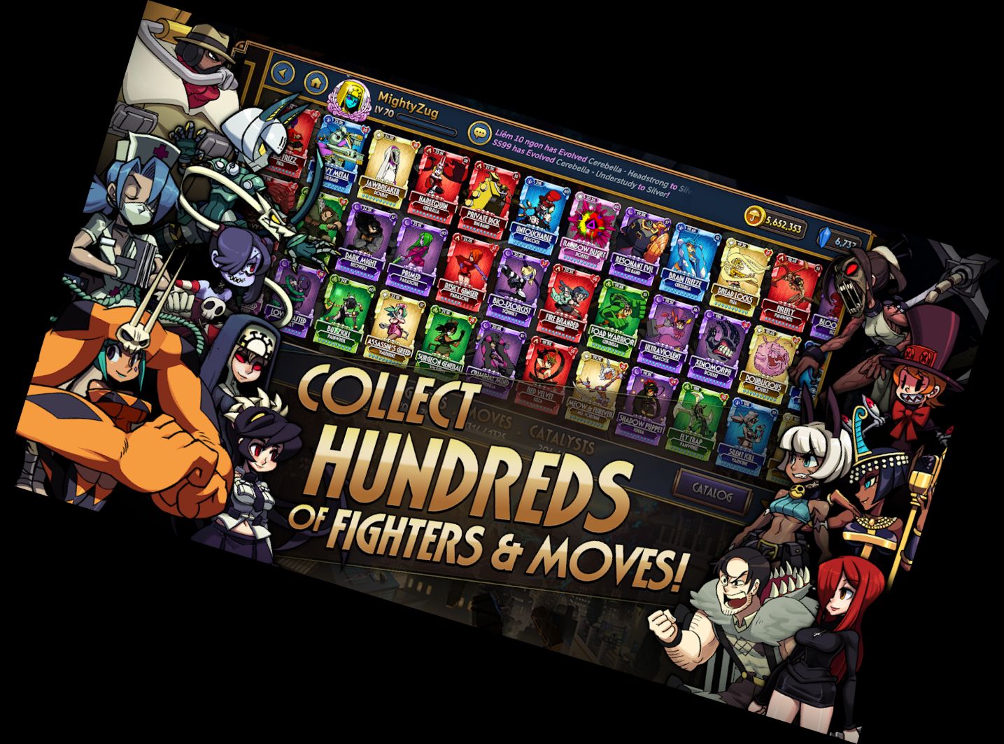 Skullgirls: 2D Fighting Role