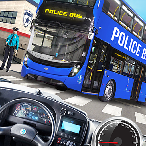 3D Police Bus Driving Simulator Game