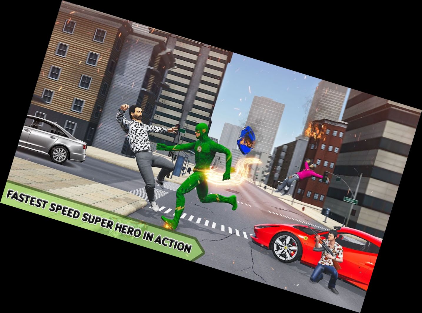 Супер Швидкість: Літаючий Герой