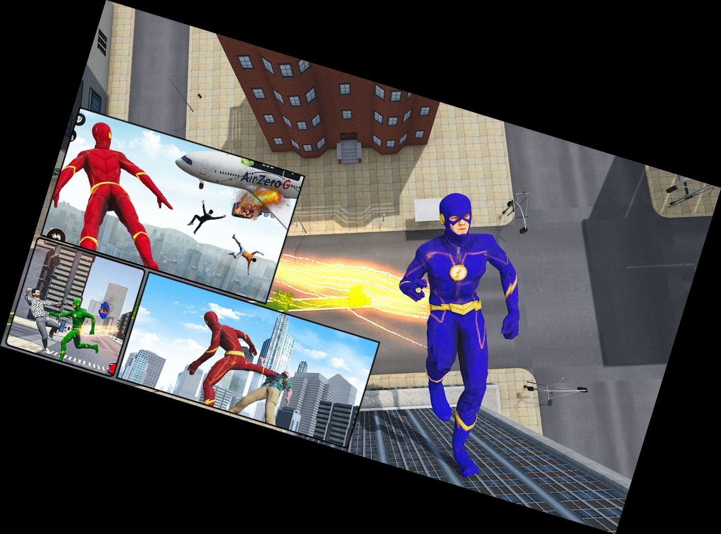 Супер Швидкість: Літаючий Герой