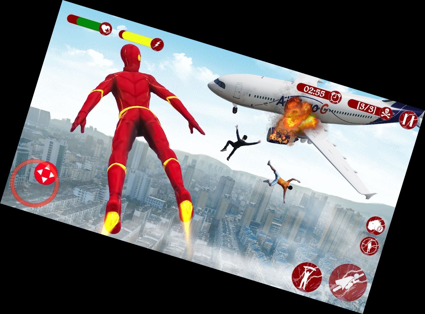 Супер Скорость: Летающий Герой