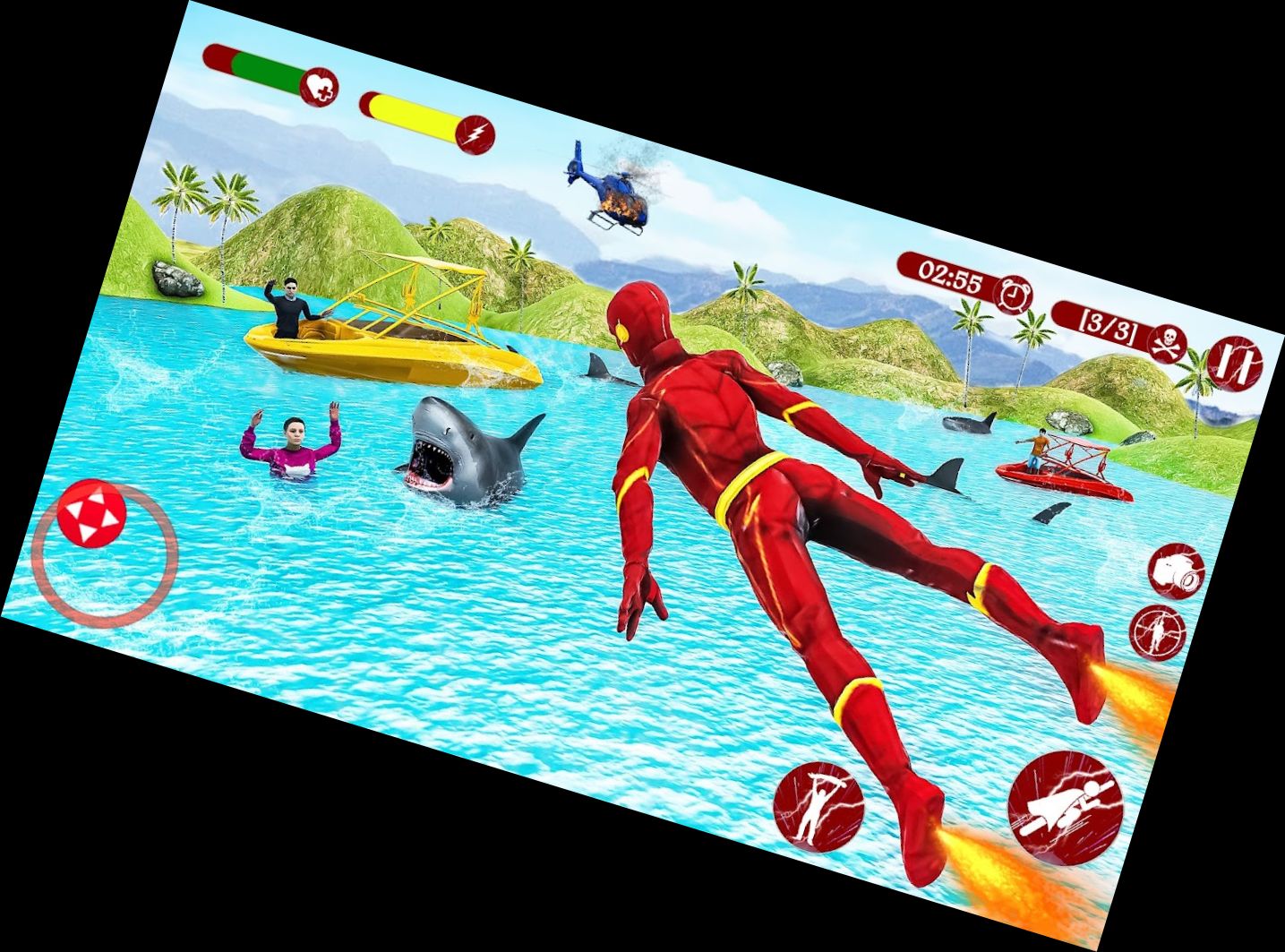 Супер Скорость: Летающий Герой