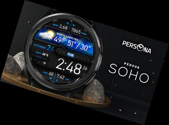 Годинник погоди Weather Watch Face PER008 Soho