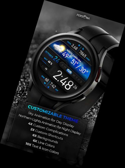 Годинник погоди Weather Watch Face PER008 Soho