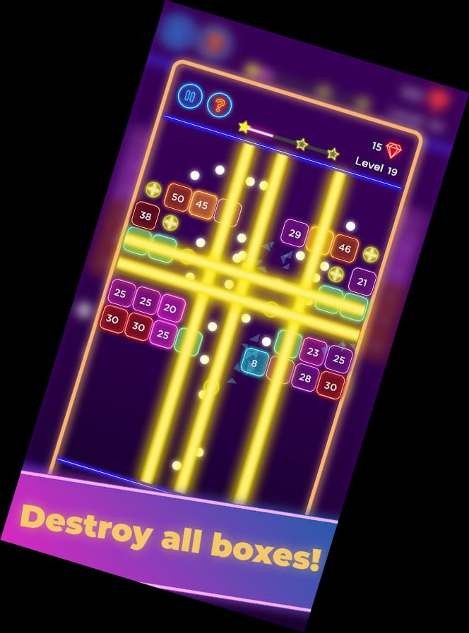 Розбивач Цегли - Неонові Цегли