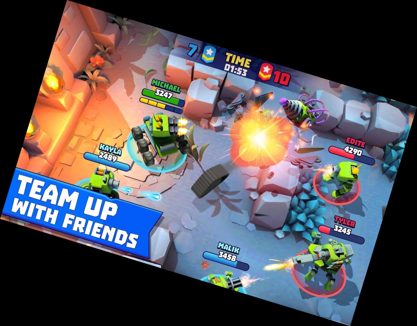 Танки вам - Битва в реальном