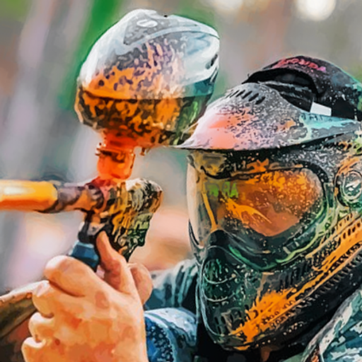 Juego de Disparos de Paintball 202