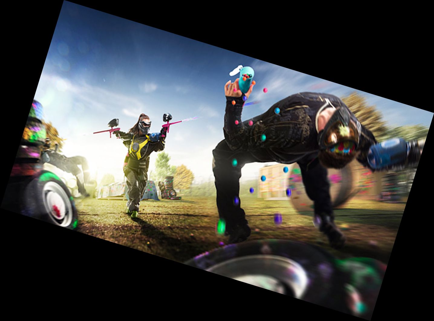 Ігра в пейнтбольну стрільбу