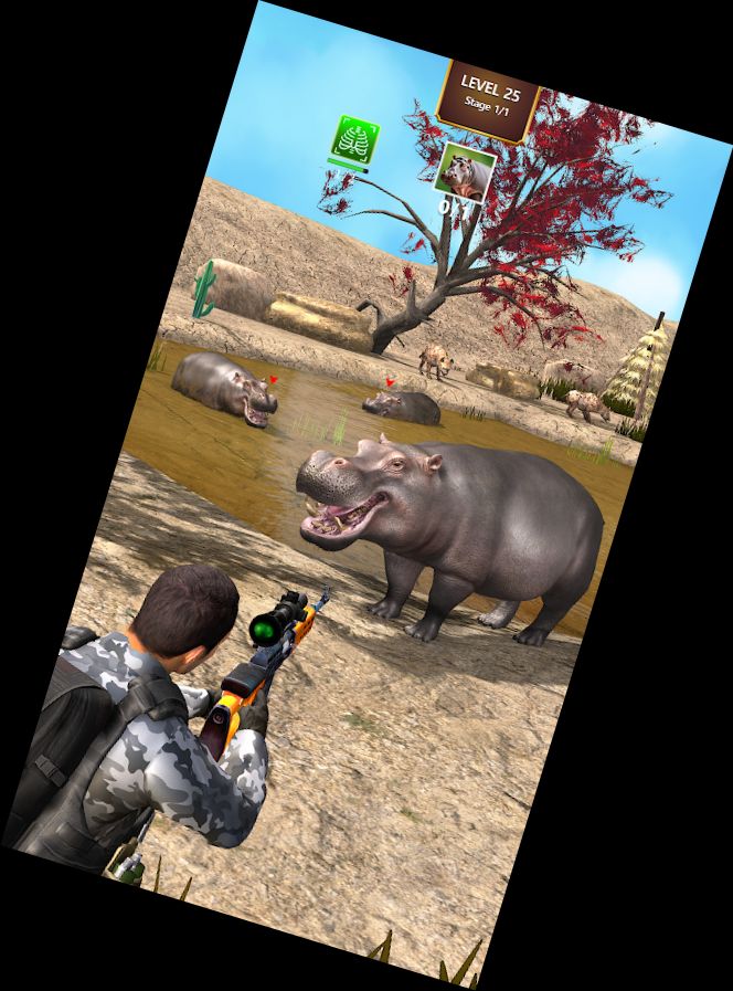 Охота на диких животных: Д