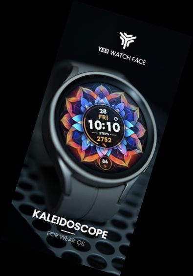 Кaleidoscope Watch Face - Часы с калейдоскопическим циферблатом
