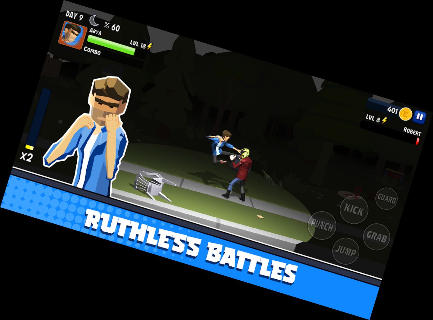 Городской Боец против Уличной Б