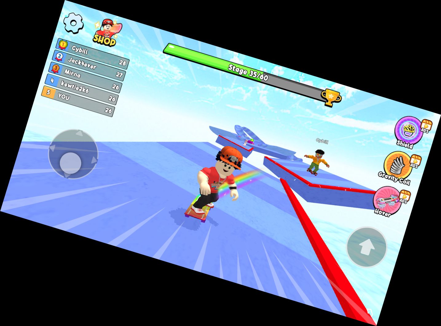 Obby Skateboard: Parques Fáciles