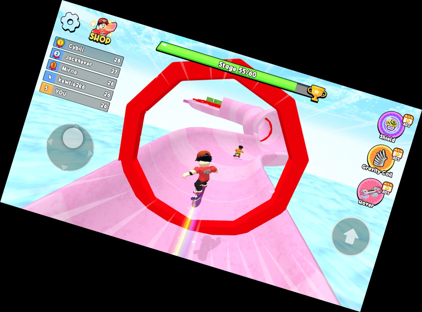 Obby Skateboard: Parques Fáciles