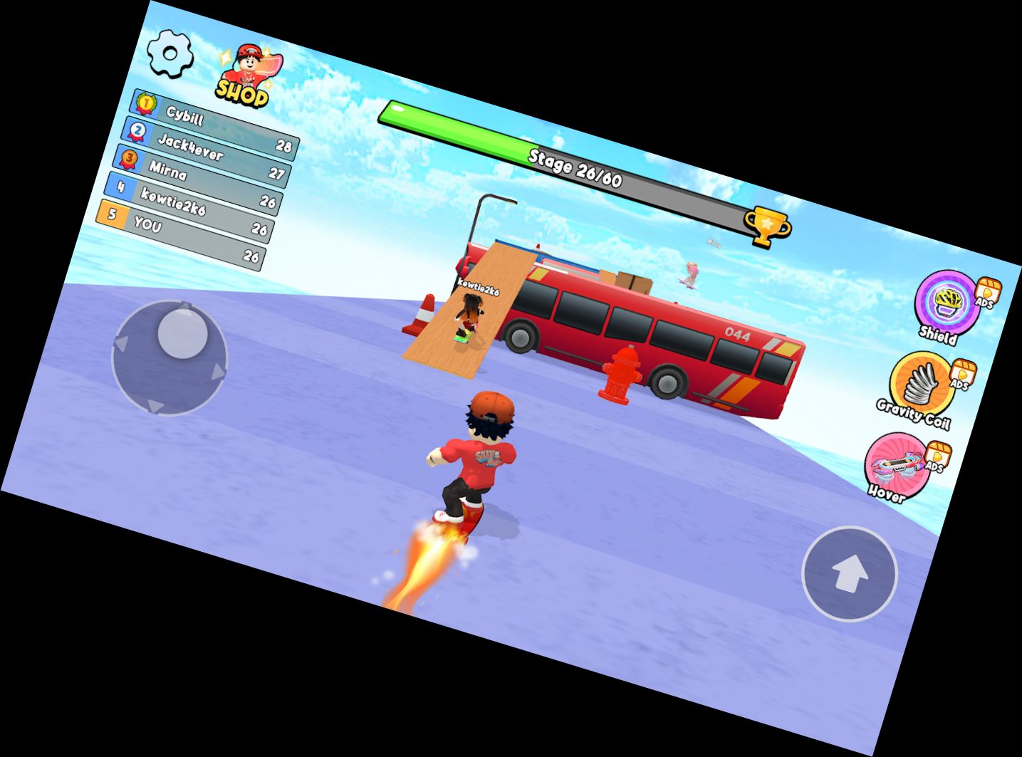 Obby Skateboard: Parques Fáciles