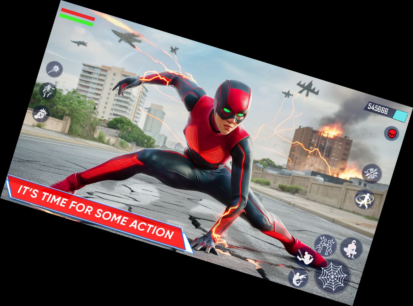 Web Warrior Hero in Arachnid Adventure