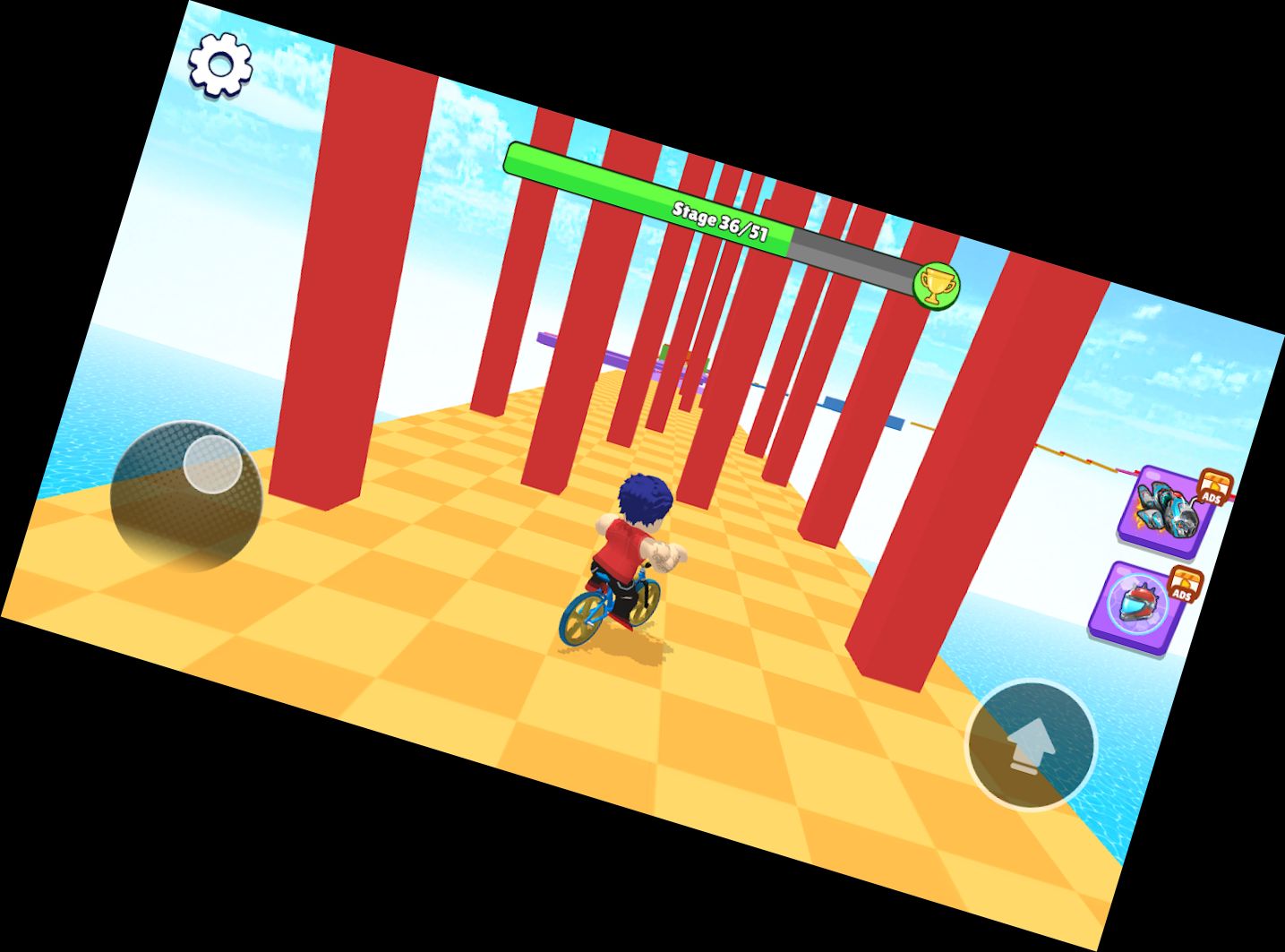 Bike Jump Meister: Obby Spiel