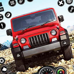 Jeep: Offroad-Auto-Fahrspiel